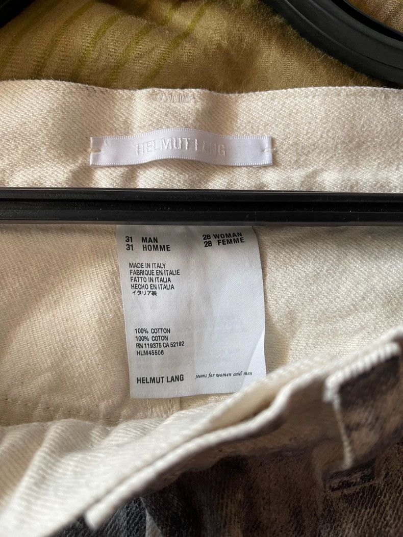 Helmut Lang HELMUT LANG Rubber wax coated double knee logging pants Size 31" - 3 Thumbnail