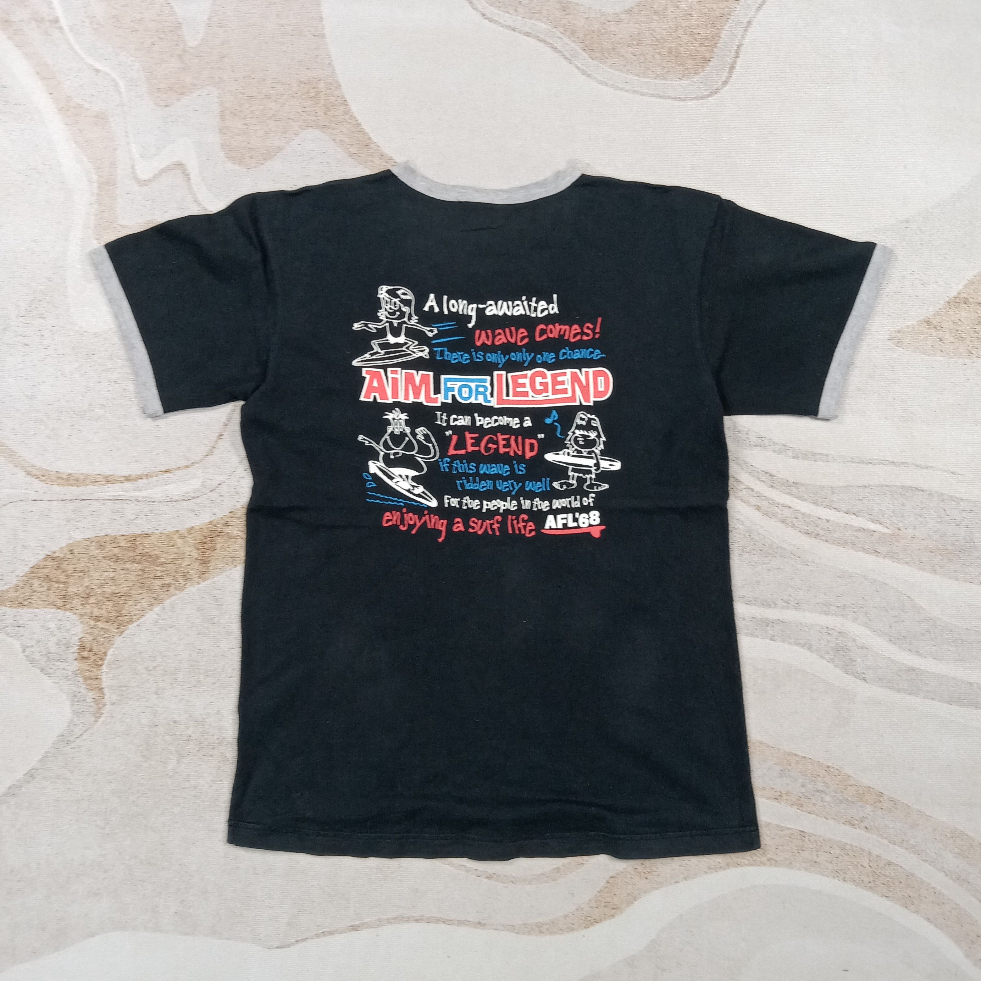 Bay Leaf Surf AFL `68 Surfing Graphic Tshirt C276N68