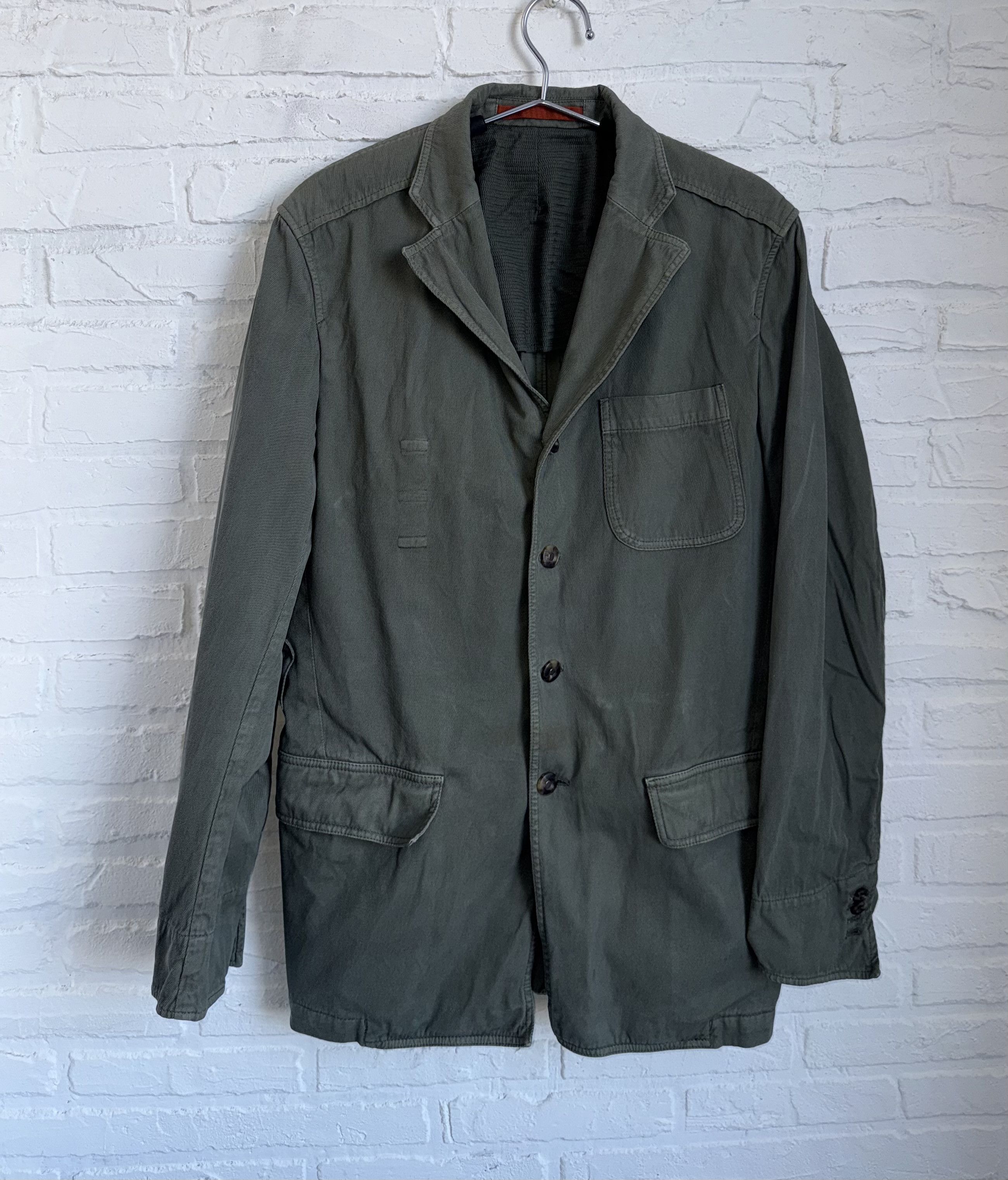 Other MONTEDORO Italian military cotton blazer Size US M / EU 48-50 / 2 - 1 Thumbnail