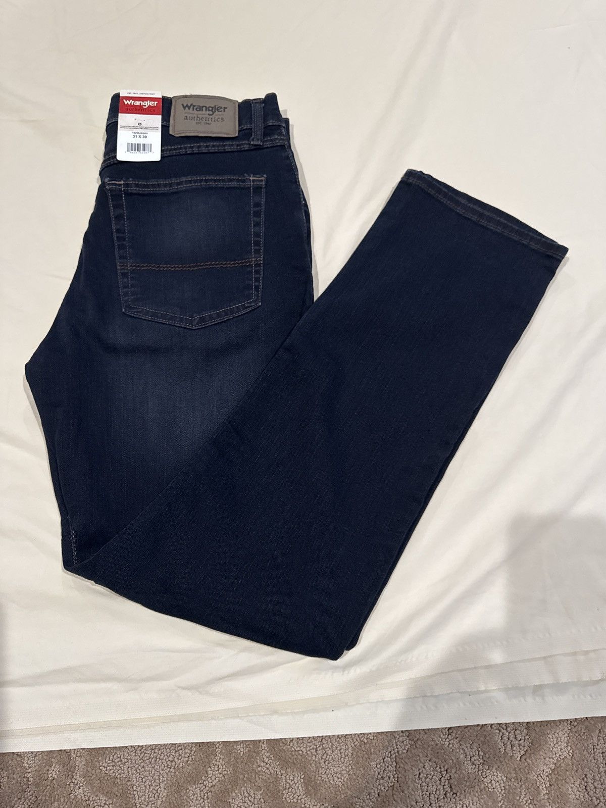 Wrangler Wrangler authentic EST. 1947 and size 31X30, Black denim Size US 31 - 1 Thumbnail