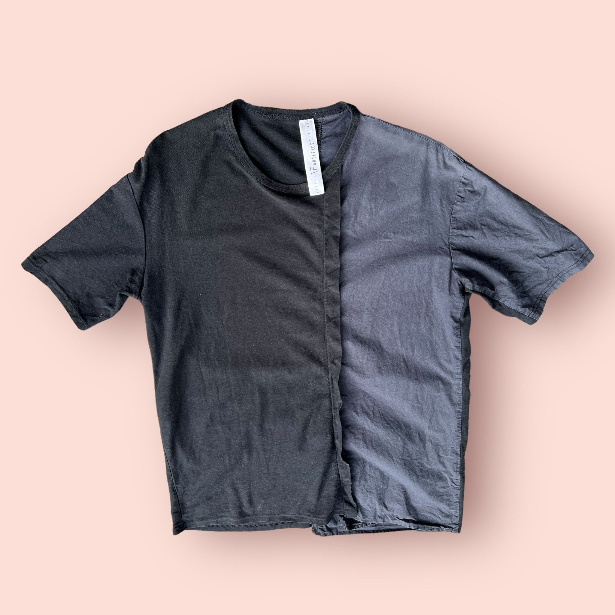 A.F Artefact × Artefact × Japanese Brand A.F ARTEFACT SWITCHING PATTERN 2 TONE T-SHIRT Size US L / EU 52-54 / 3 - 3 Thumbnail