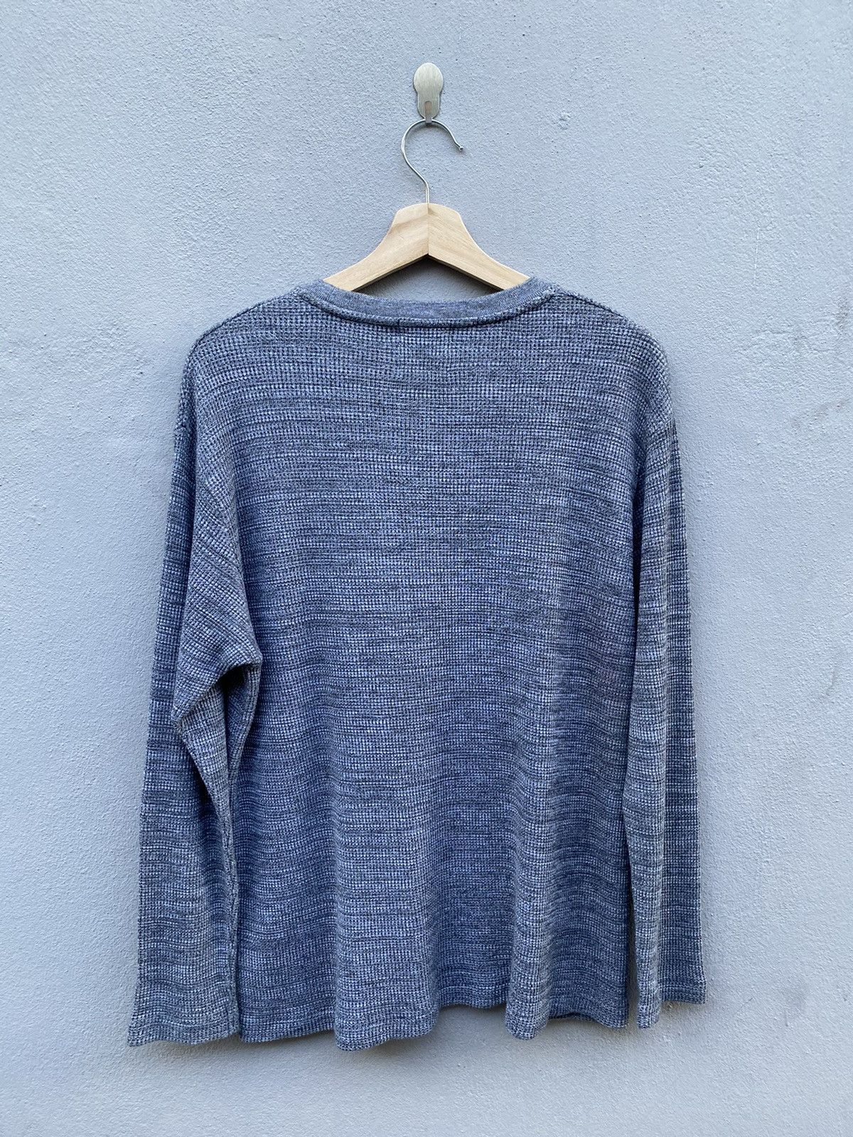 Mackintosh Mackintosh Philosophy Sandy Gray Waffle Heavy Cotton LS Size US M / EU 48-50 / 2 - 9 Thumbnail