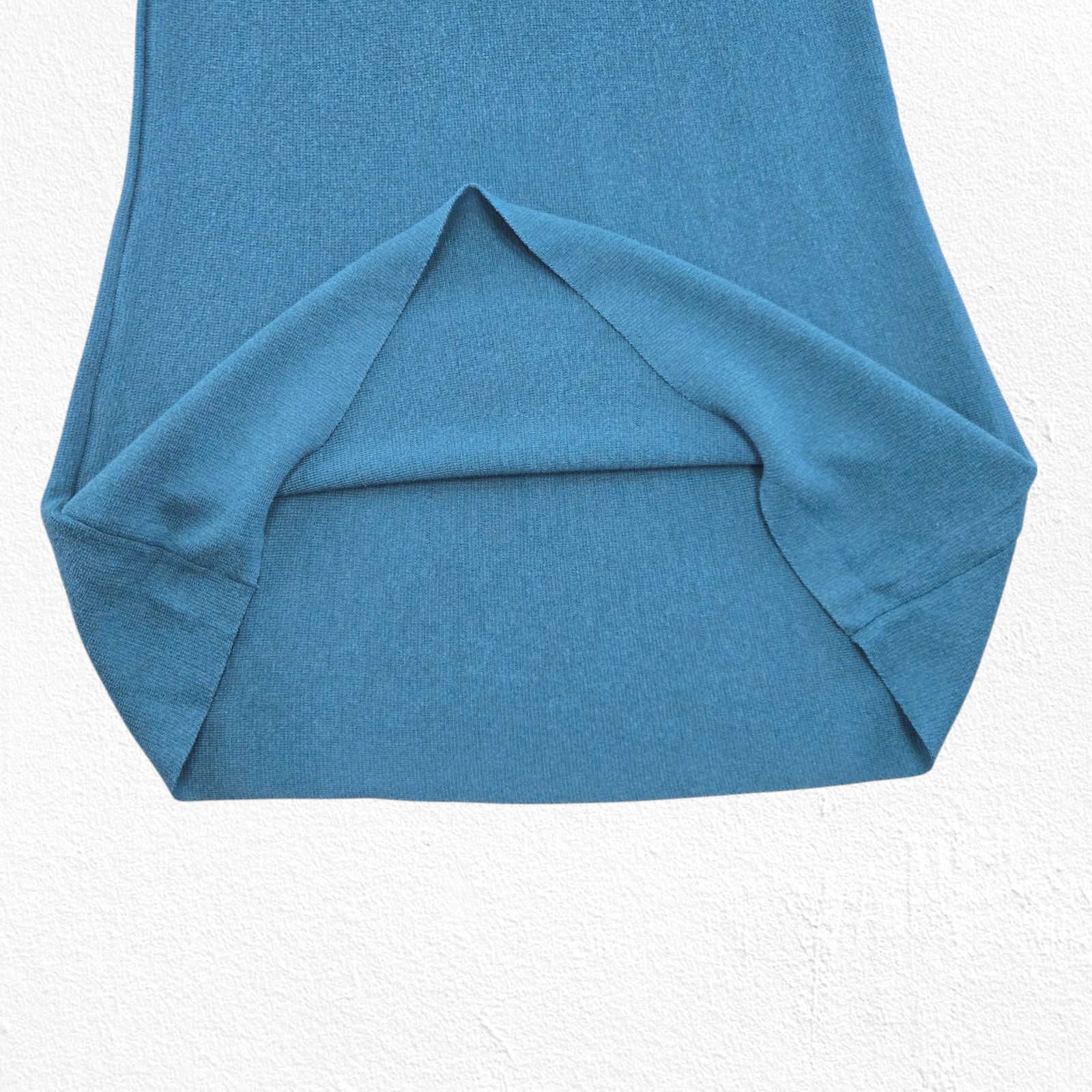 Other J. Jill Teal Mock Neck Midi Sweater Dress Size Small Petite Size S / US 4 / IT 40 - 5 Thumbnail