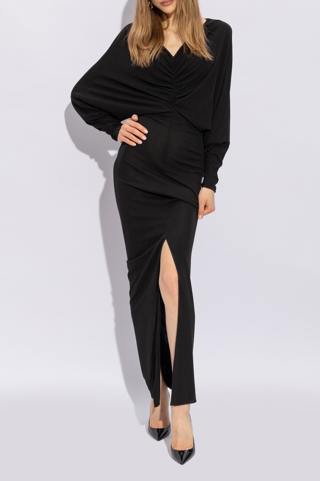 Saint Laurent Paris o1s1wg111024 Zoe Pumps in Patent Leather in Black Size US 10 / IT 40 - 3 Thumbnail