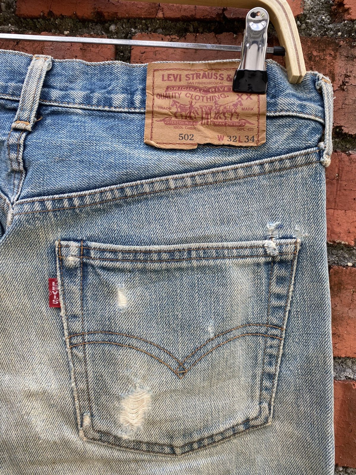 Levi's Vintage Clothing W32x34.5 Vintage levi's 501 redline big E distressed denime Size US 32 / EU 48 - 6 Thumbnail