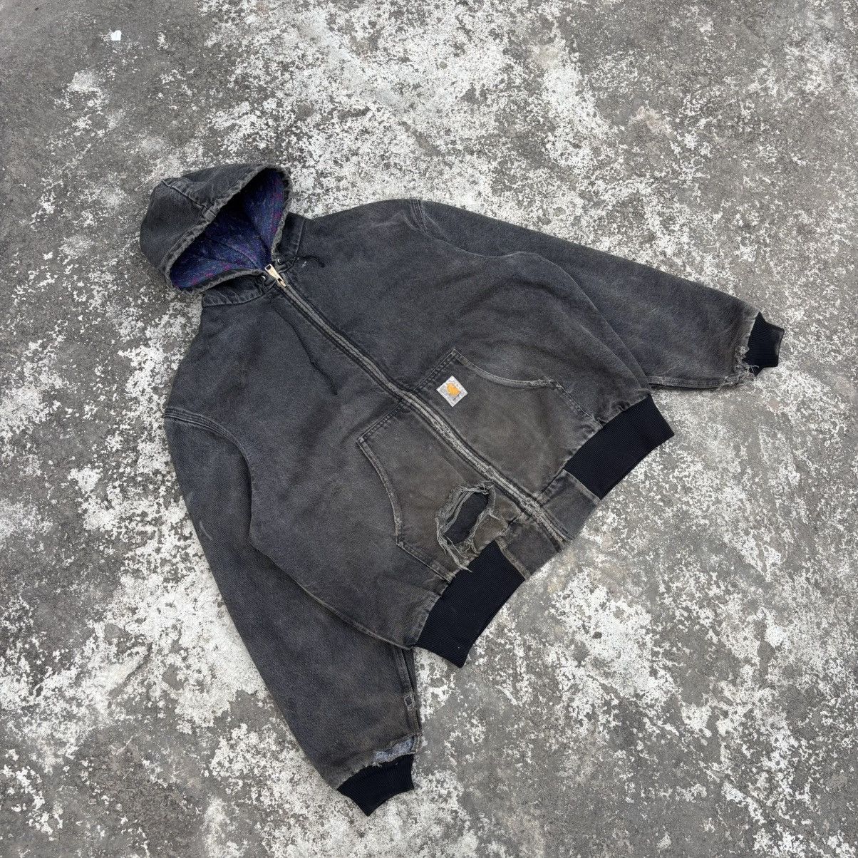 Carhartt Vintage 90s Carhartt JB6865 Aztec Blanket Lined Jacket GRAIL Size US L / EU 52-54 / 3 - 10 Thumbnail