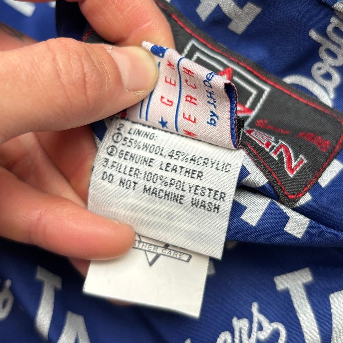 JH Design × MLB × Vintage VTG Jeff Hamilton LA Dodgers Wool Reversible Jacket Men's 4X Size US XXL / EU 58 / 5 - 11 Thumbnail