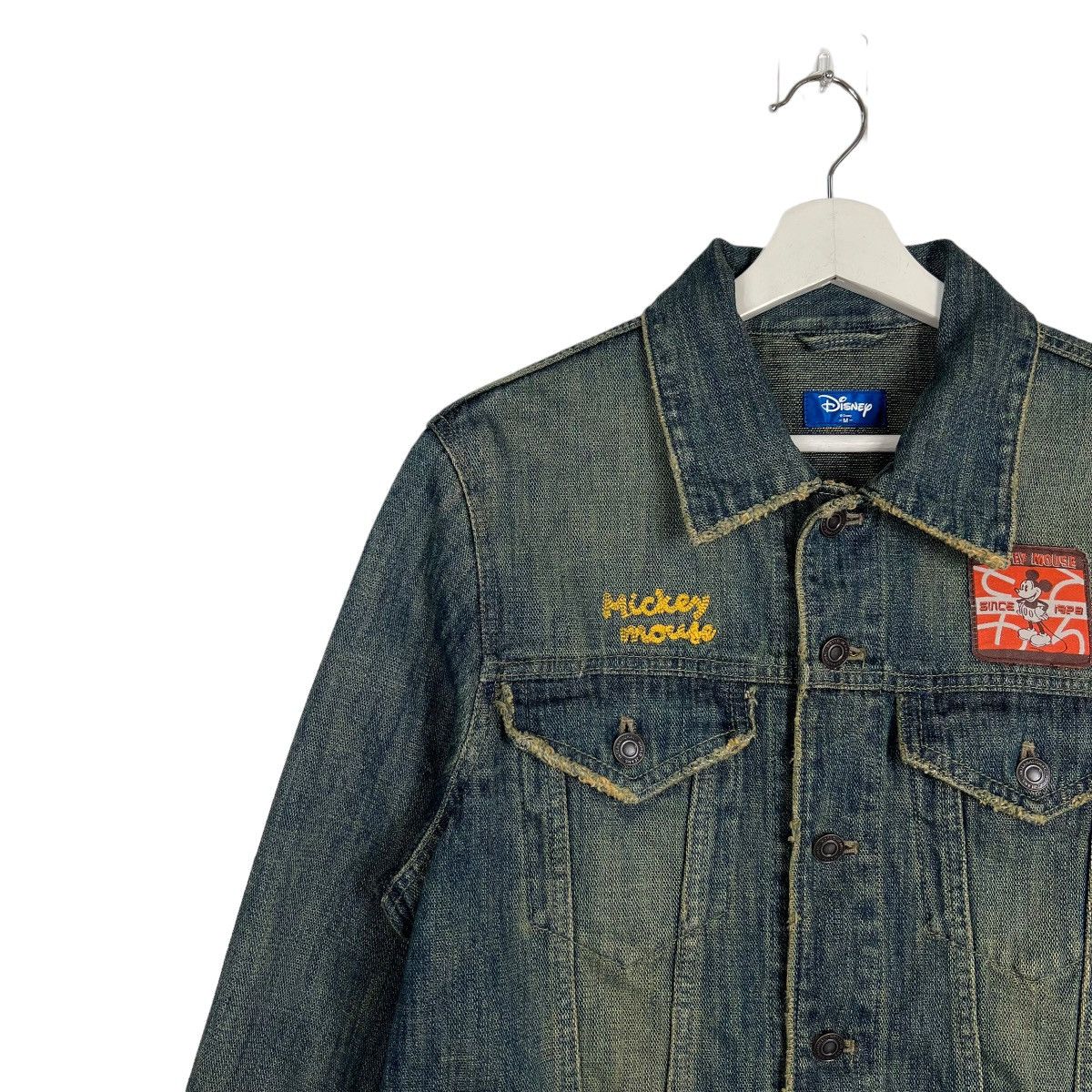 Disney 🔥 VINTAGE DISNEY MICKEY MOUSE DENIM TRUCKER JACKET Size US M / EU 48-50 / 2 - 8 Thumbnail
