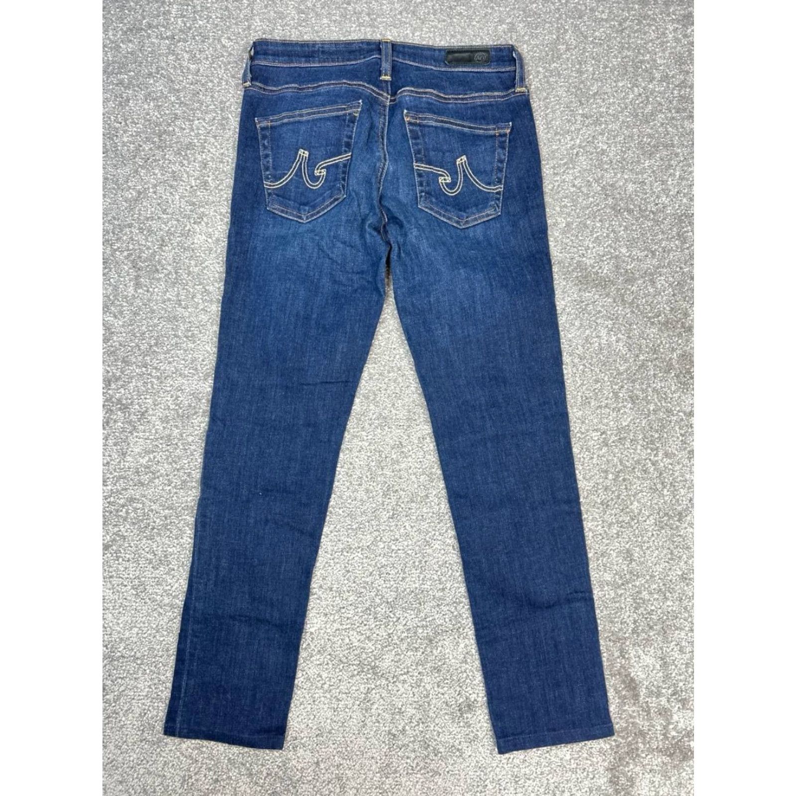 Vintage AG Adriano Goldschmied The Legging Jeans Womens 26R Blue Super Skinny Fit 26x26 Jeans Women Blue Skinny 2000s Womens (if applicable) Size 26" / US 2 / IT 38 - 2 Thumbnail