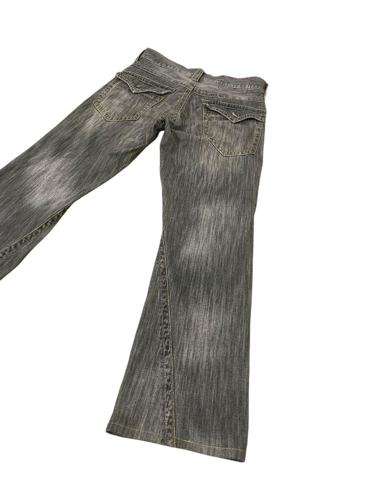 Japanese Brand Flare Jeans Dominate Faded Distress Boot Cut 1🟦1 Size US 30 / EU 46 - 13 Thumbnail