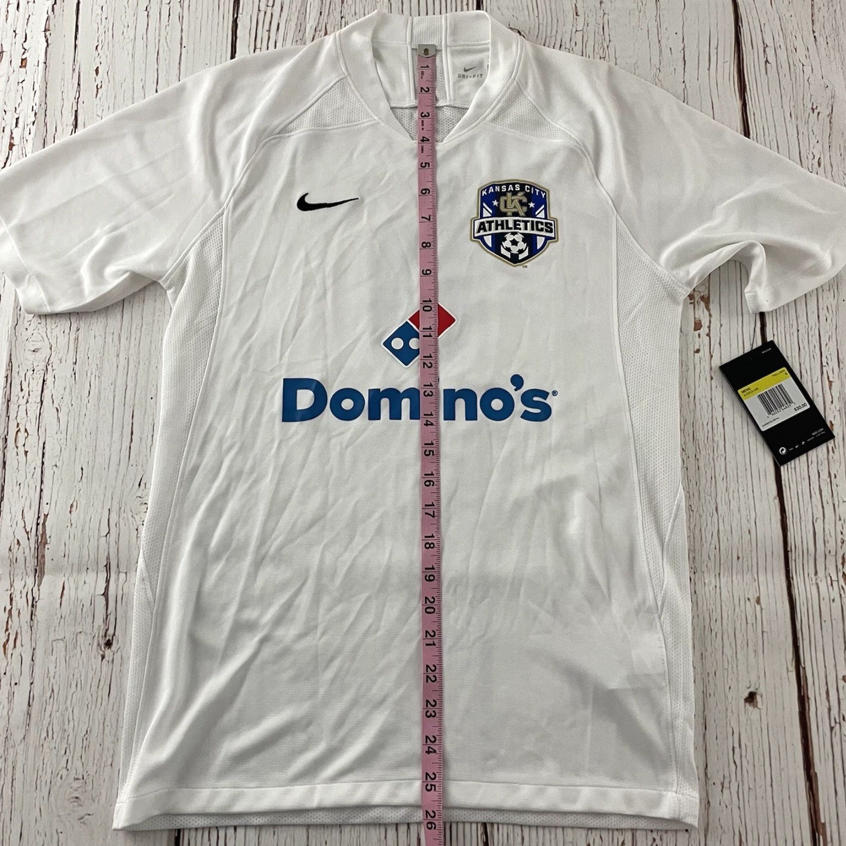 Nike Nike Kansas City Athletics Short Sleeve Shirt Mens Small White Soccer Jersey Tee Size US S / EU 44-46 / 1 - 5 Thumbnail