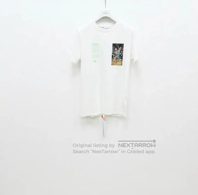 Off-White White Cotton Men's T-Shirt .