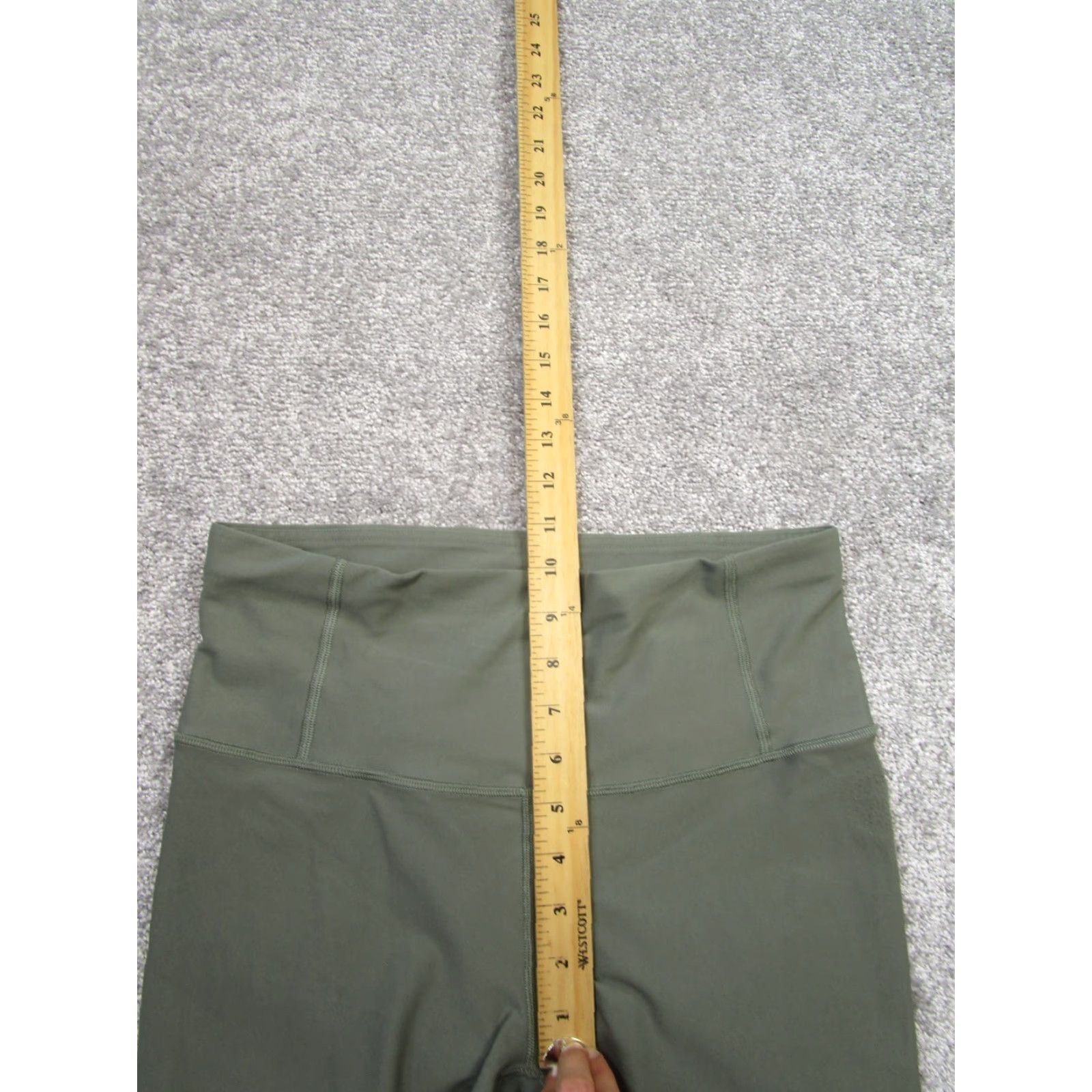 Lululemon VINTAGE Lululemon Leggings Womens 10 Green Running Pilling Size 32" / US 10 / IT 46 - 6 Thumbnail