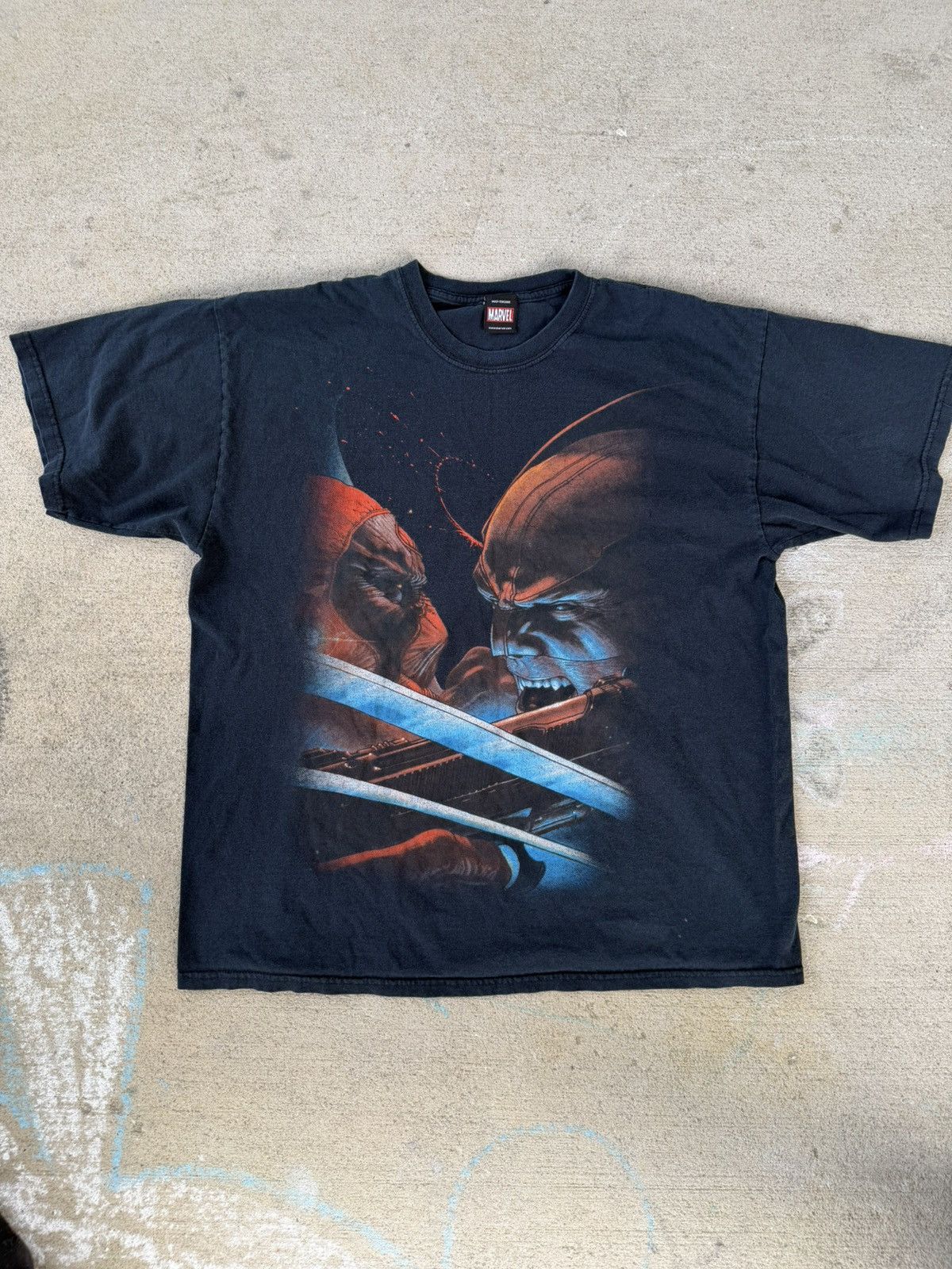 Mad Engine Vintage Marvel Mad Engine Deadpool VS Wolverine Size US XL / EU 56 / 4 - 1 Thumbnail