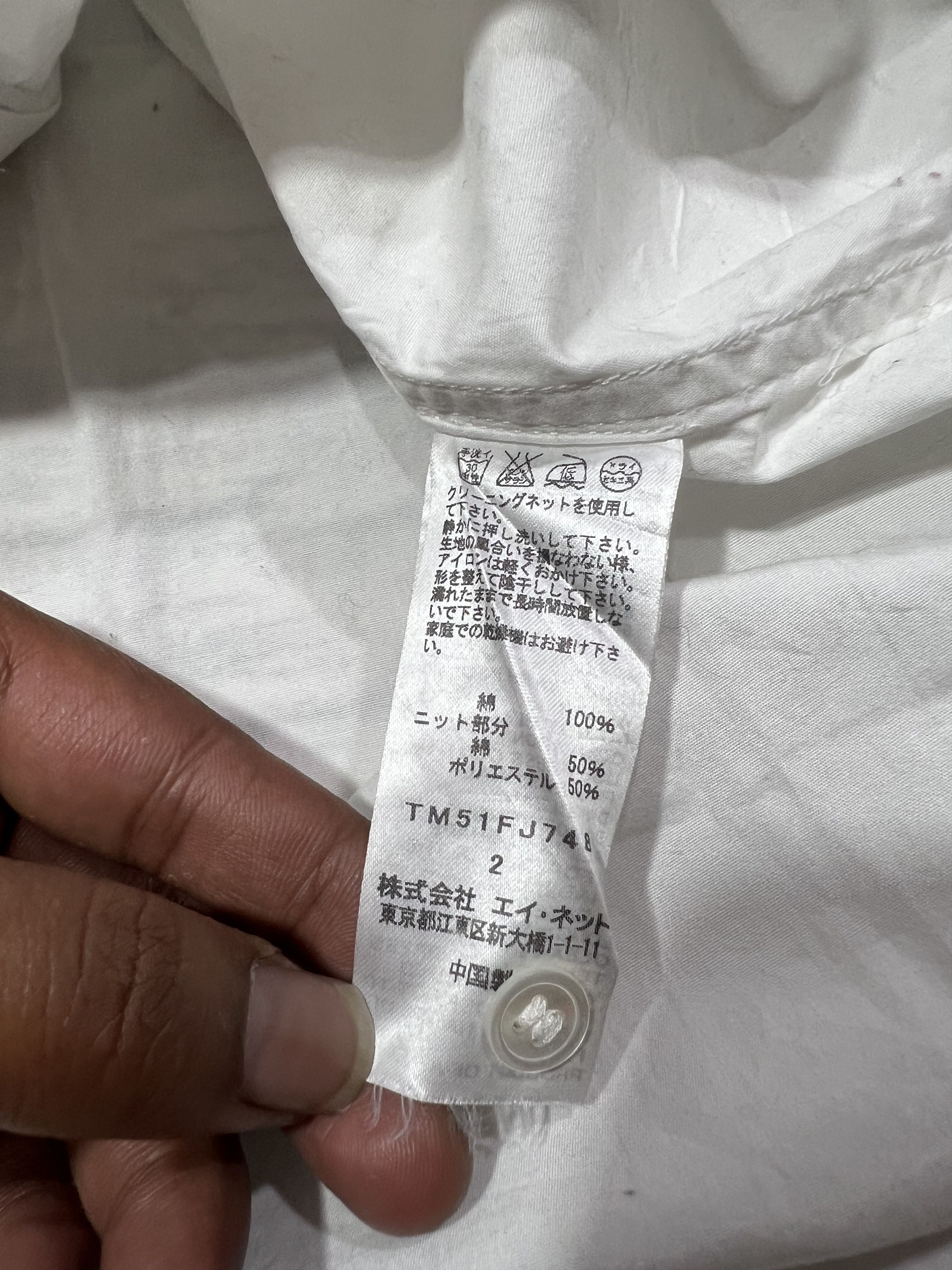 Issey Miyake 2000s Tsumori Chisato Japanese Hybrid Work Shirt Size US M / EU 48-50 / 2 - 8 Thumbnail