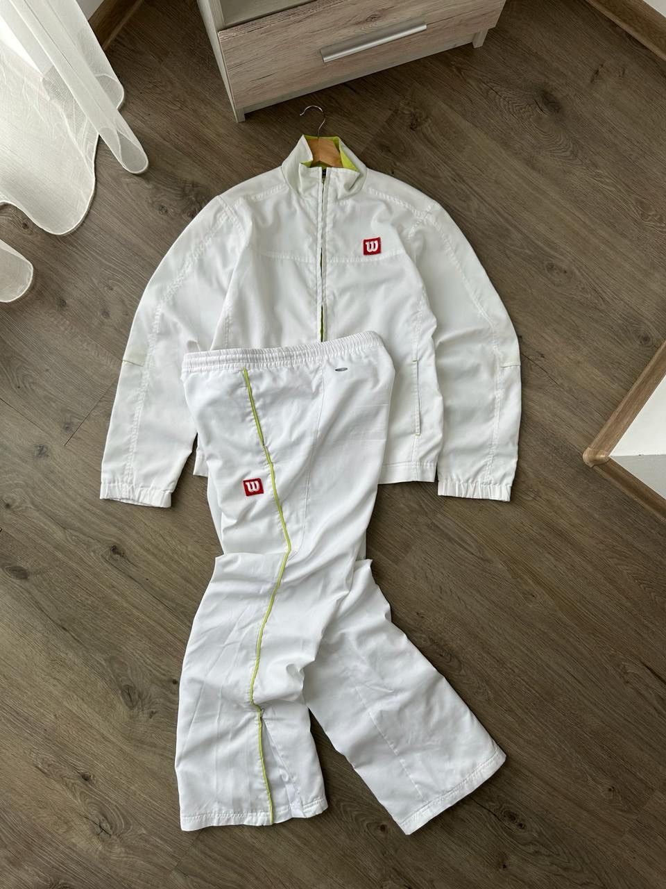 Japanese Brand × Vintage Vintage Wilson White Sportswear W’S Tracksuit Size M / US 6-8 / IT 42-44 - 1 Thumbnail