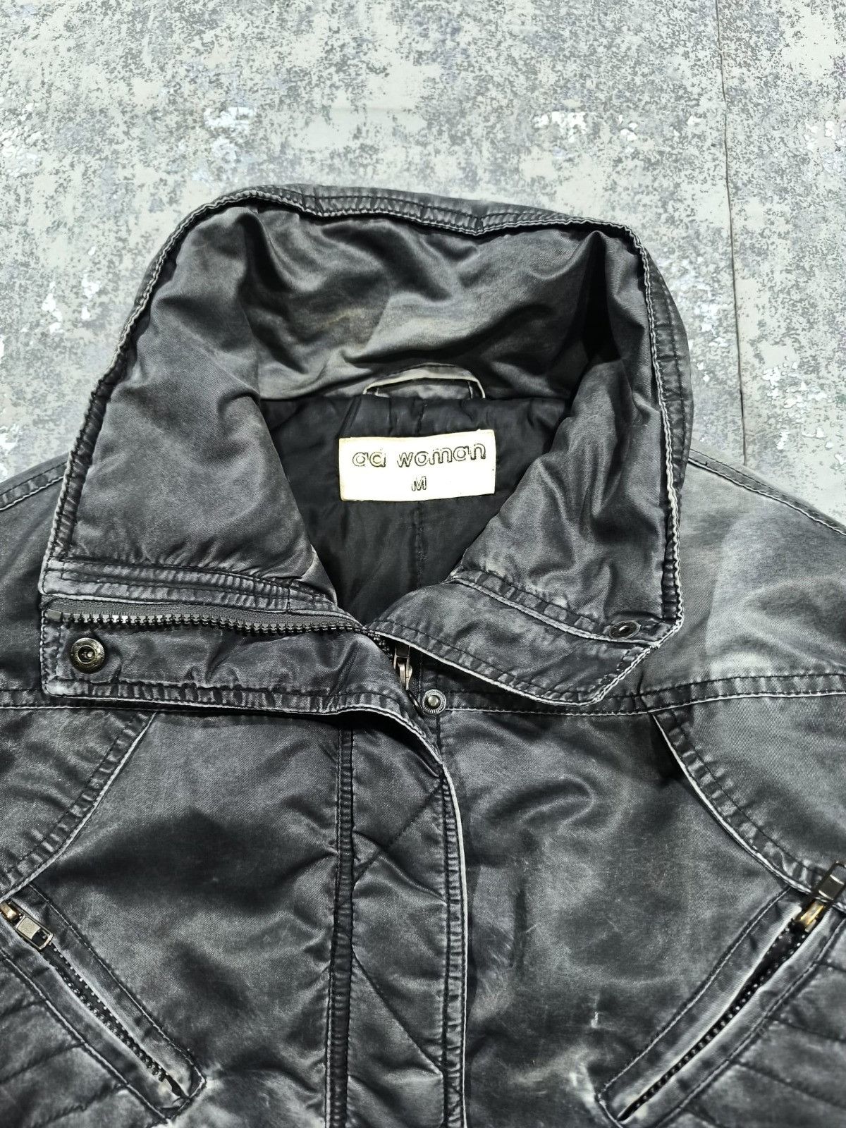 Other vtg metallic grey bomber jacket faded avantgarde Size M / US 6-8 / IT 42-44 - 4 Thumbnail
