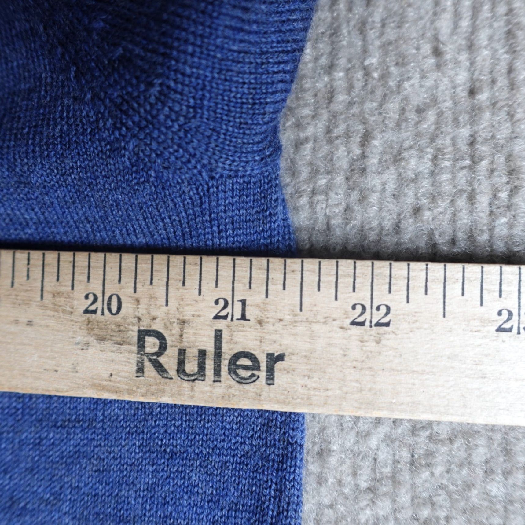 Vintage Paul Fredrick Sweater Long Sleeve Blue 100% Merino Wool Mock Neck Pullover S Regular Men Knit Knitwear Vintage No Size US S / EU 44-46 / 1 - 4 Thumbnail