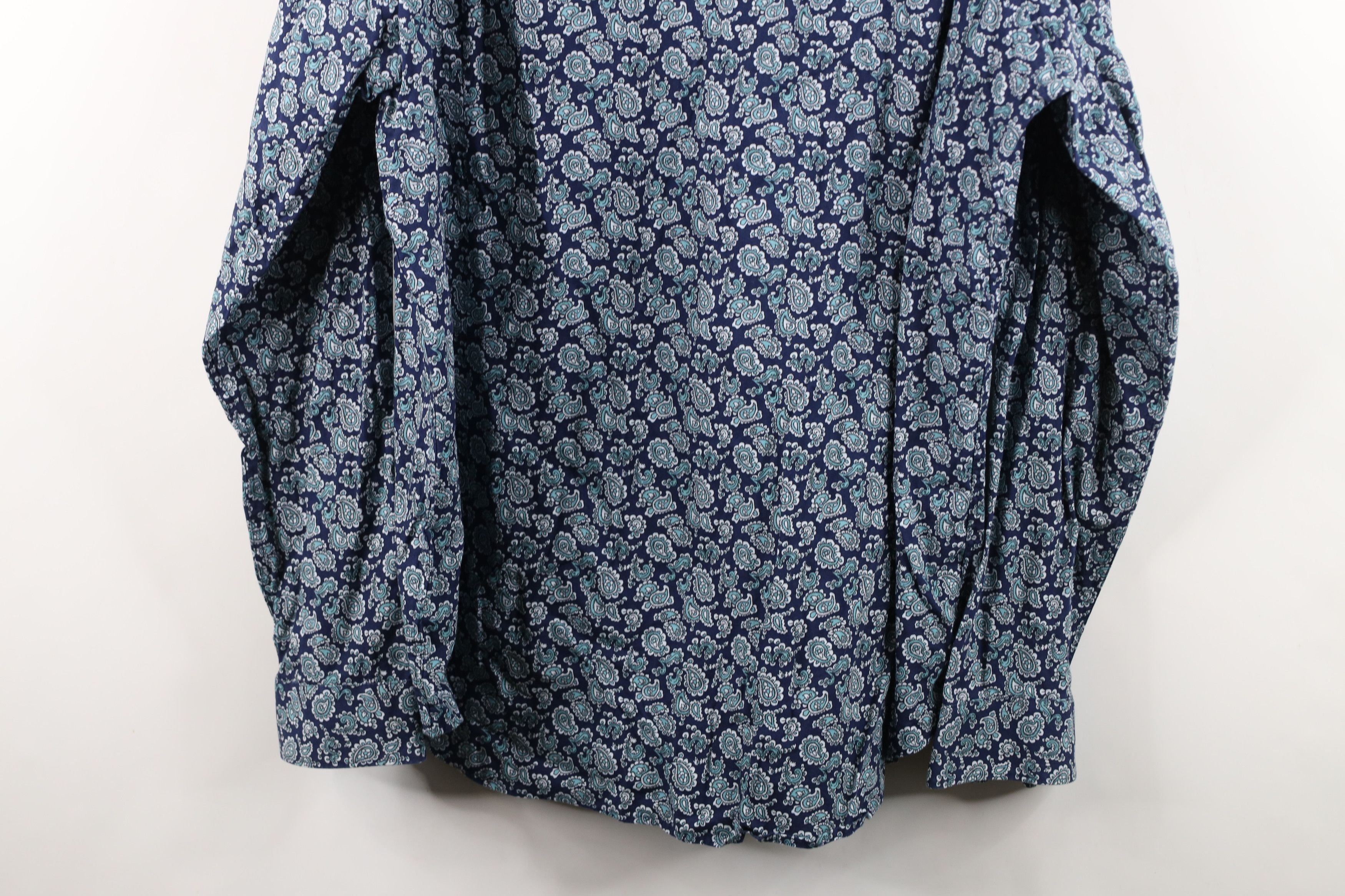 Express Express Fit Paisley Tapestry Collared Button Shirt Cotton Size US XXL / EU 58 / 5 - 11 Thumbnail