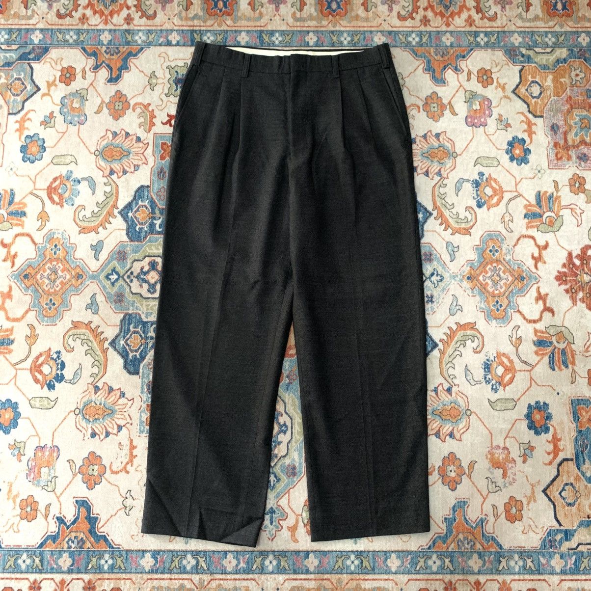 50s Vintage European Style Wool Trousers Pants