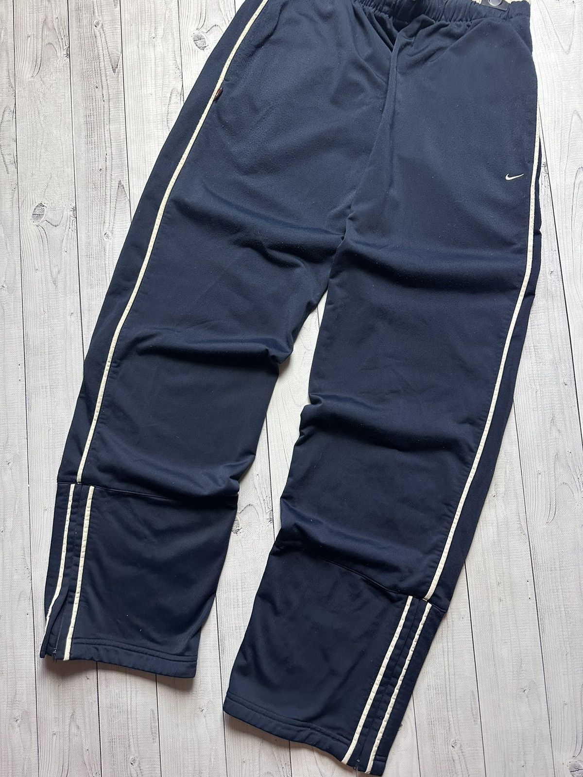 Nike × Vintage Vintage Nike drill pants joggers size XL logo Size US 36 / EU 52 - 2 Thumbnail