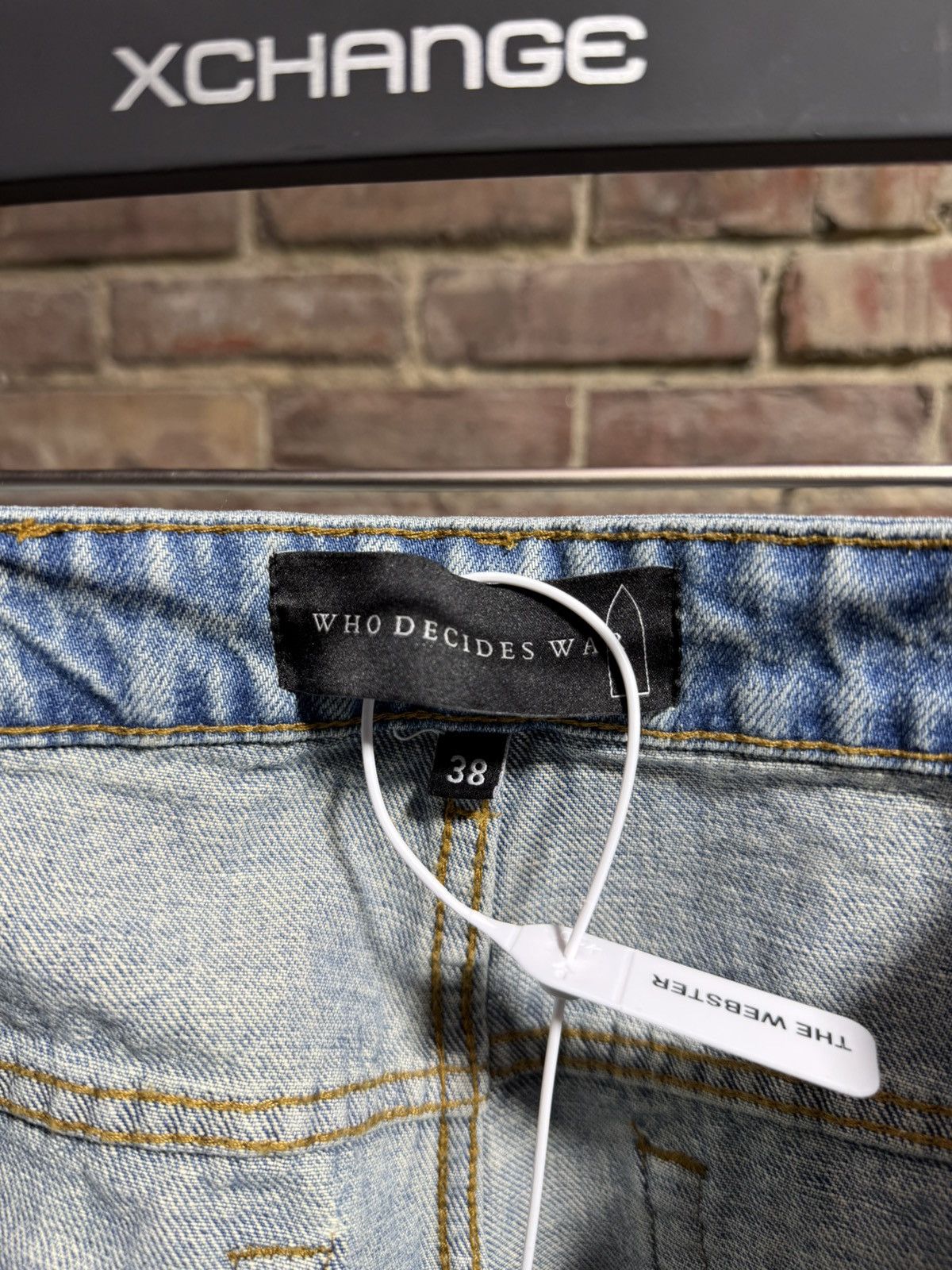 Who Decides War Who Decided War Side Embroidered Multicolor Denim Sz. 38 Size US 38 / EU 54 - 3 Thumbnail