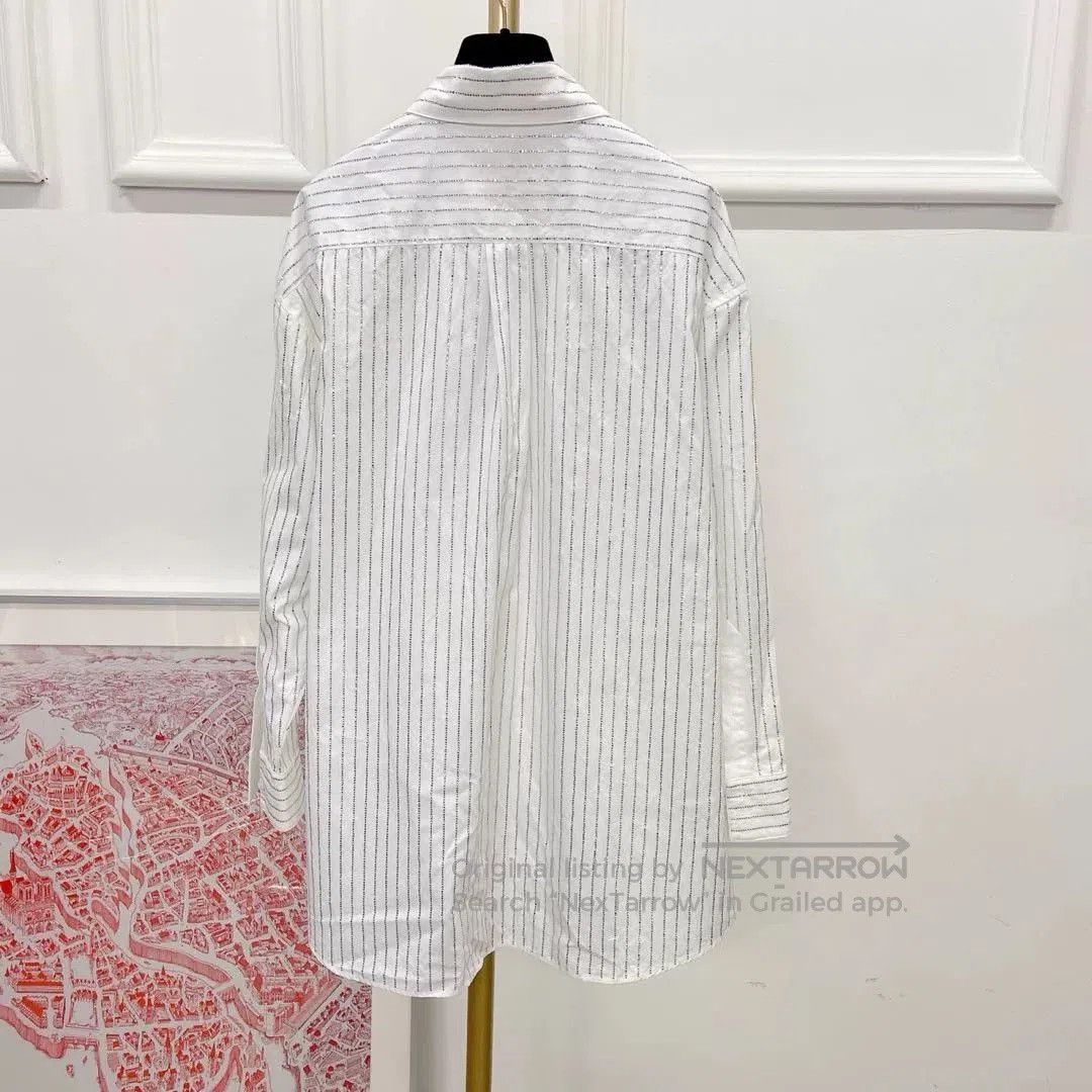 Alexander Wang Alexander Wang White Crystal Shirt. Size US XXS / EU 40 - 2 Thumbnail