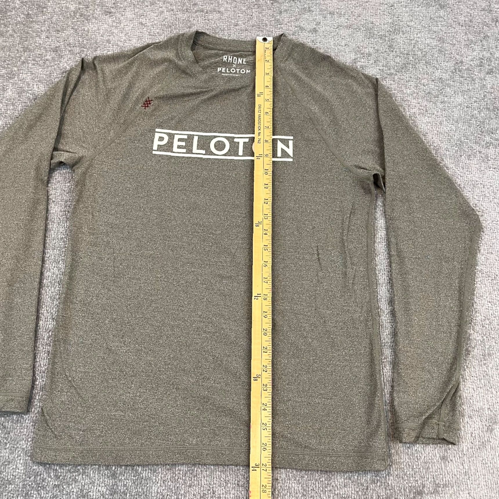 Rhone Rhone Shirt Mens Small Heather Brownish Gray Peloton Training Gym Casual Activewear Pullover Short Sleeve Crew Neck Size US S / EU 44-46 / 1 - 5 Thumbnail