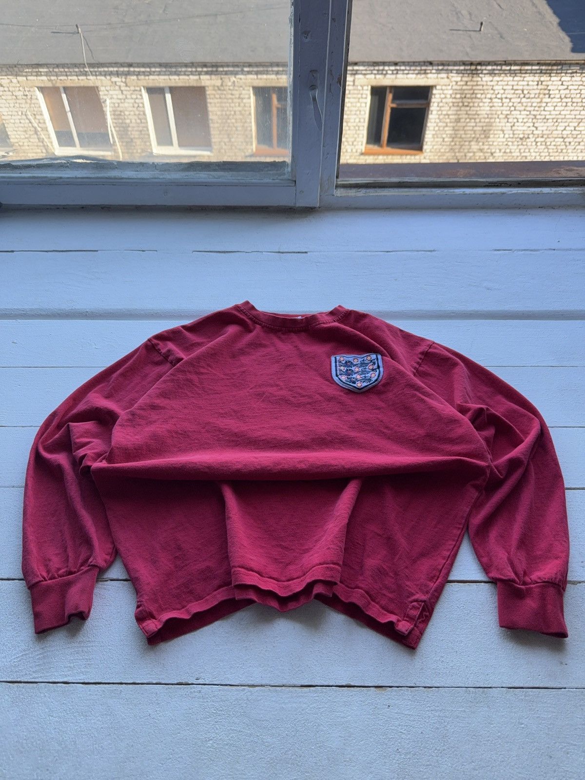 Vintage 2014 England Team 00s Football #6 Shirt Long Sleeve Retro Size US M / EU 48-50 / 2 - 1 Thumbnail