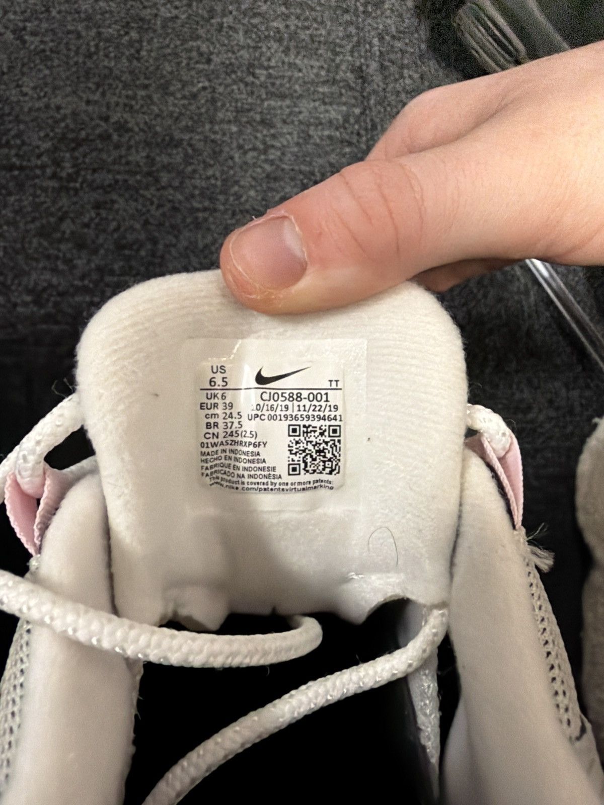 Nike Nike Air Max 95 OG Pink Foam Gunsmoke - Size US 6.5 / EU 39 Size US 6.5 / EU 39-40 - 9 Thumbnail