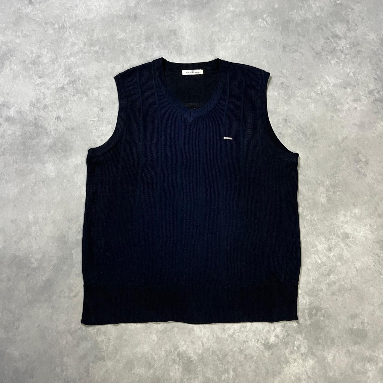 Balenciaga 2000s Archival Balenciaga BB Embroidery Pattern Knitwear y2k Size US M / EU 48-50 / 2 - 1 Thumbnail