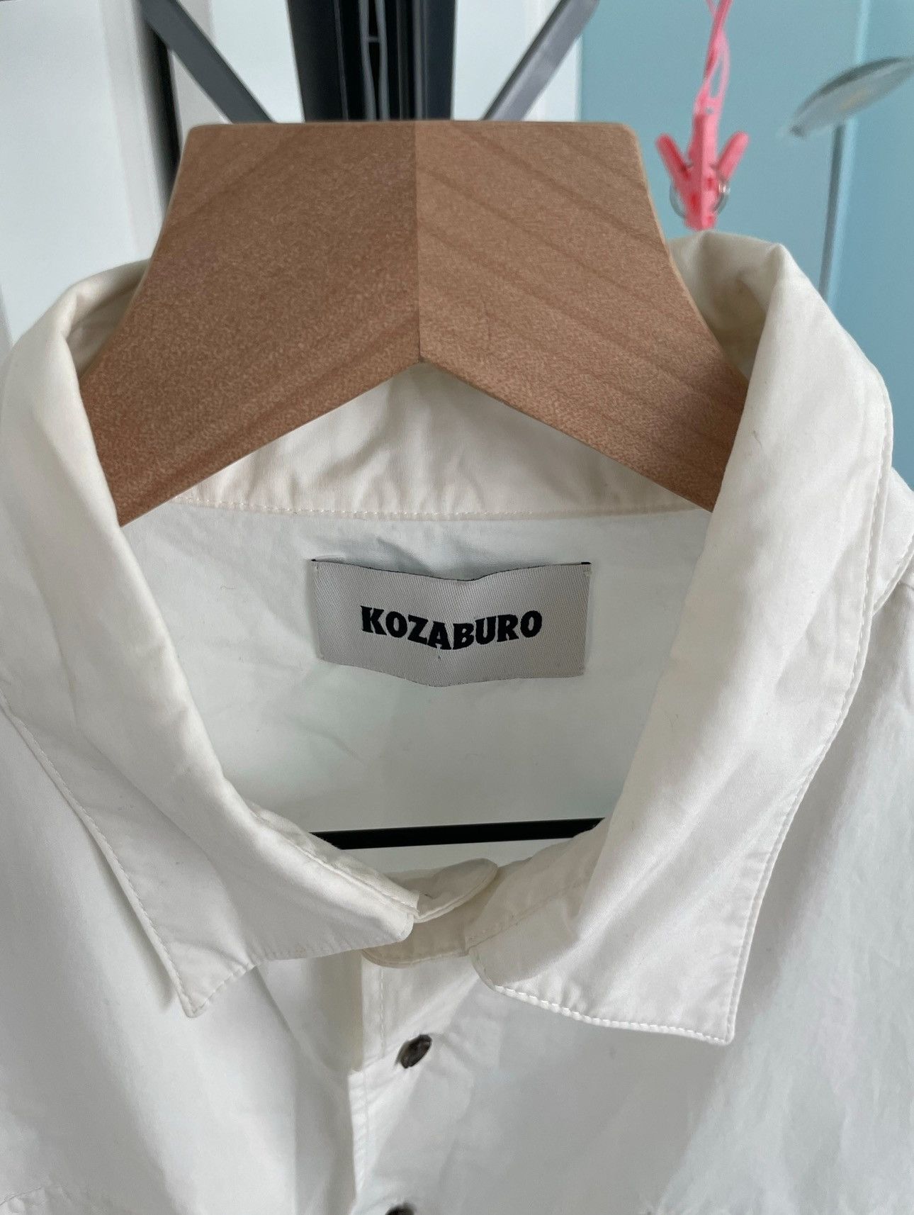 KOZABURO SS19 Calligracamo Overlay Boxy-Fit Shirt Size US S / EU 44-46 / 1 - 9 Thumbnail
