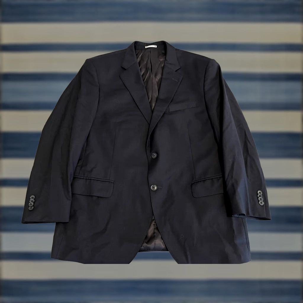 Peter Millar Peter Millar Sport Coat Men Blazer Navy Blue Wool 46R Jacket Coat 2 Button Mens Size 46R - 1 Thumbnail