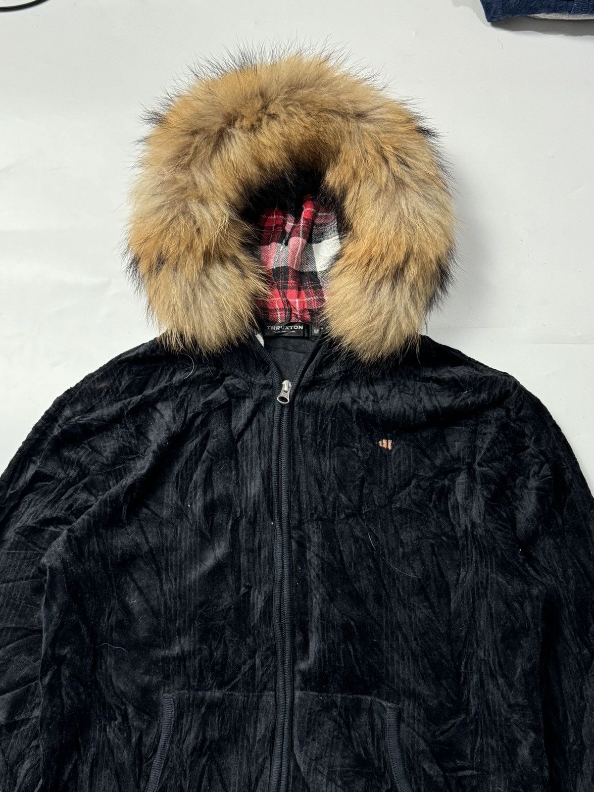 If Six Was Nine × Japanese Brand × Le Grande Bleu (L.G.B.) Thruxton Velvet Fur Hoodie Ifsix Lgb Style Size US M / EU 48-50 / 2 - 3 Thumbnail
