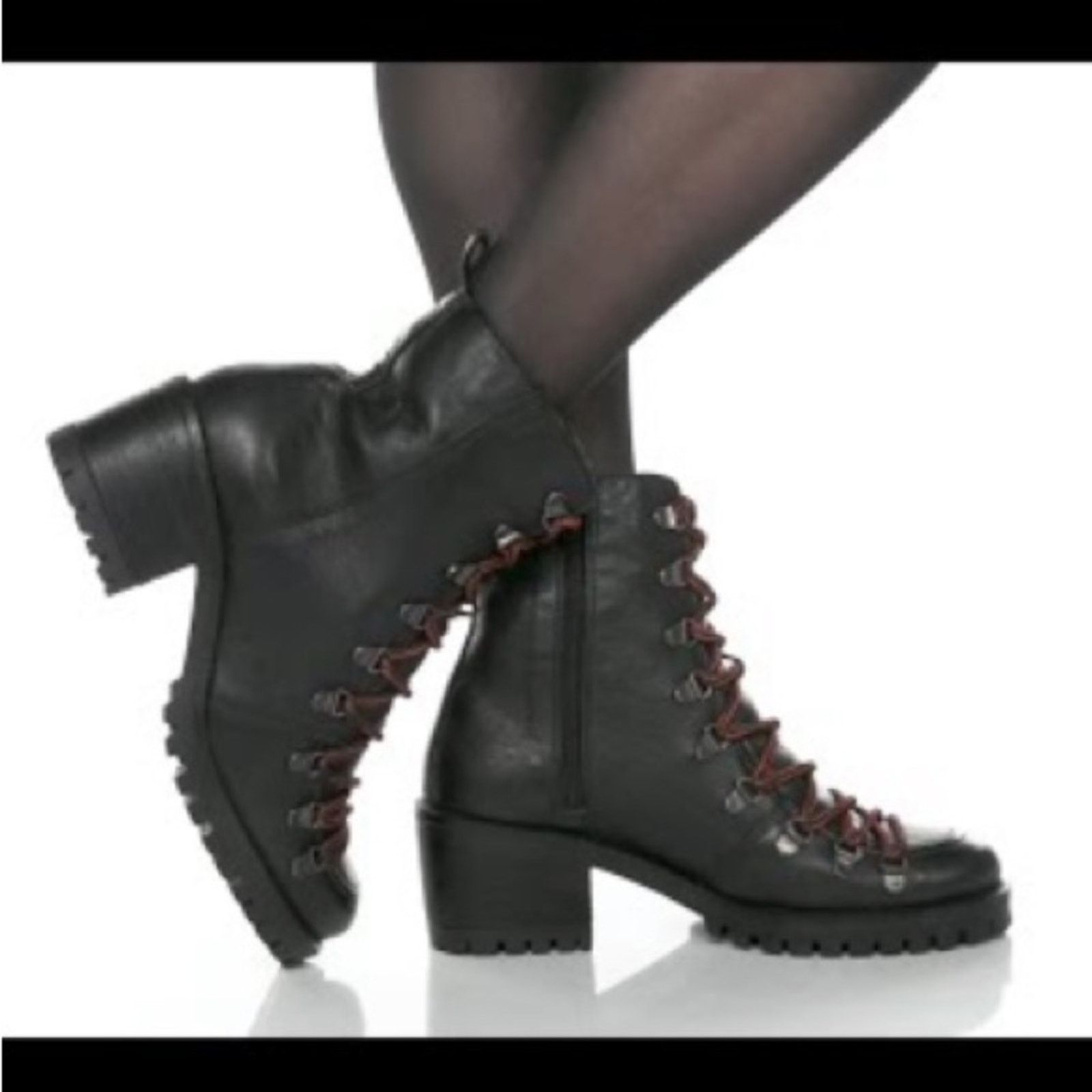 Matisse Matisse Boulder Hiker Biker Boot NEW Black Leather US 9 Size US 9 / IT 39 - 2 Thumbnail