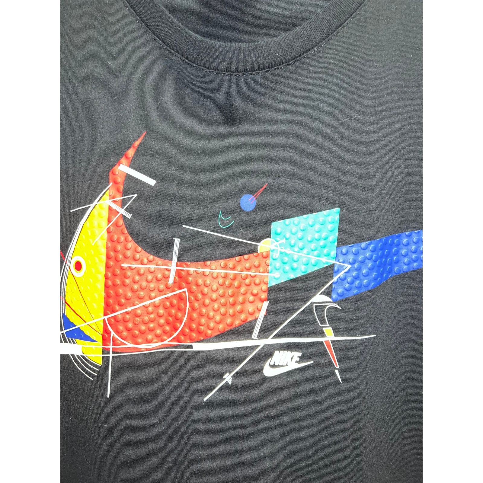 Nike Nike Game Changer Shirt Mens NSW Black Multicolor Logo 2XL Size US XXL / EU 58 / 5 - 4 Thumbnail