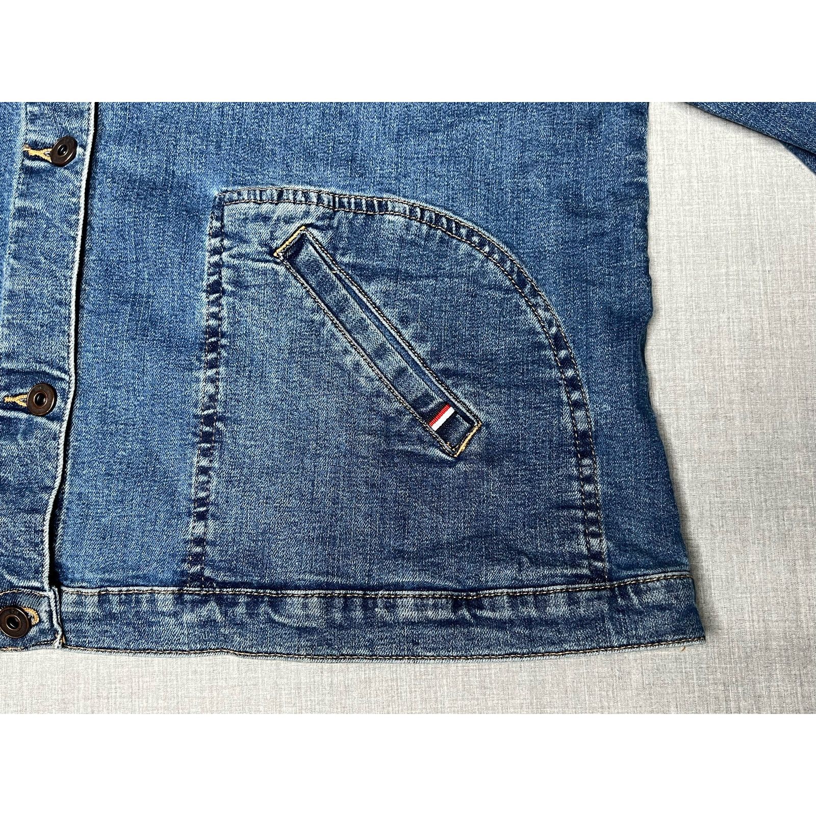 Tommy Hilfiger Tommy Hilfiger Button Up 4 Pocket Denim Jean Jacket 2XL Size US XXL / EU 58 / 5 - 4 Thumbnail