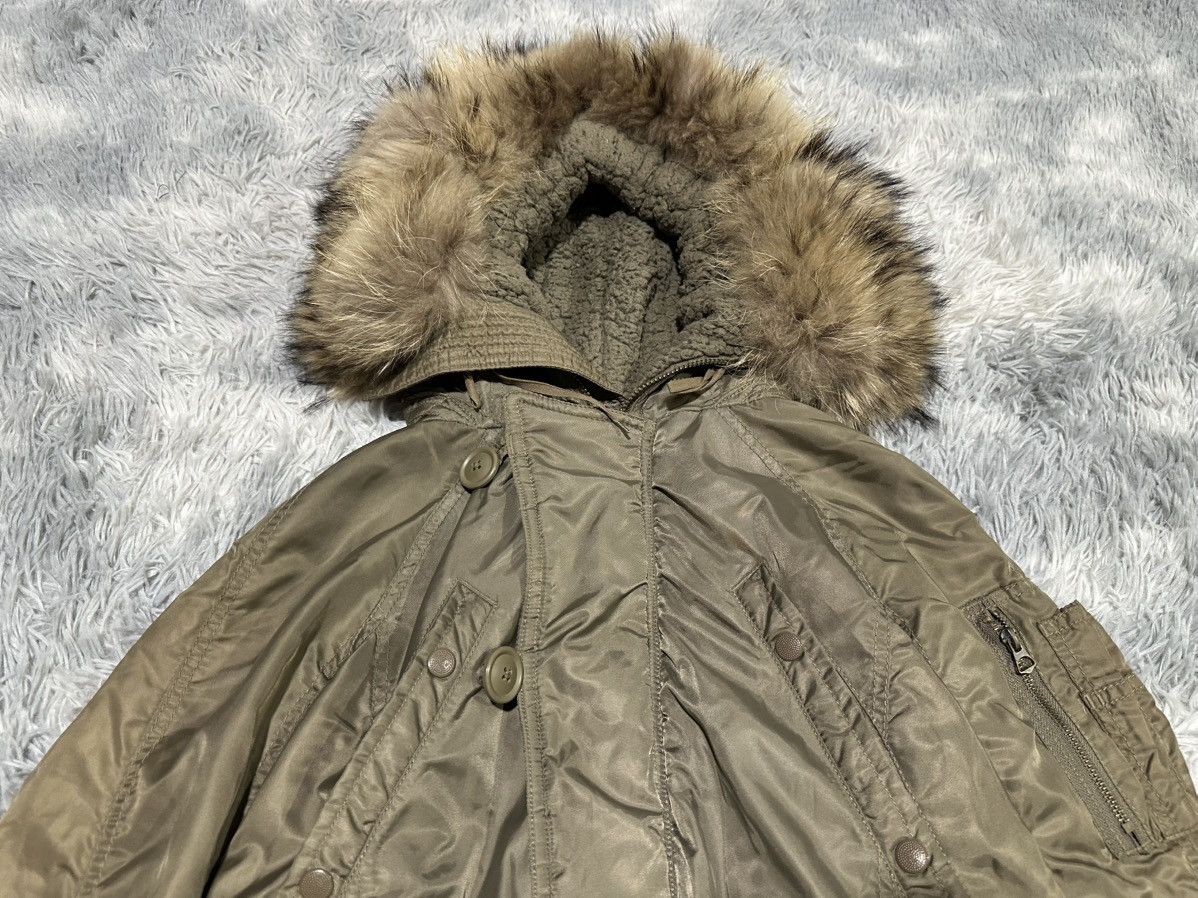 GOA 🔥Y2K Archived Goa Raccoon Fur Parka Military Jacket Vkei Size US L / EU 52-54 / 3 - 3 Thumbnail