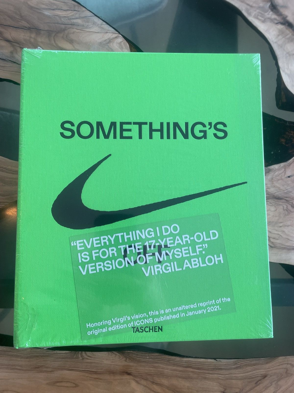 Nike Virgil Abloh Icons Off White Something's Off Taschen Book Ready To  Ship