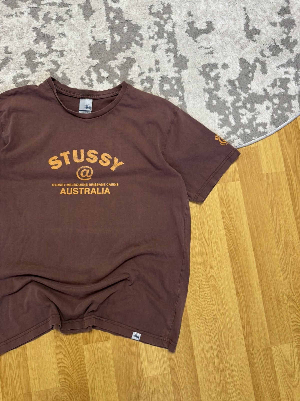 Stussy × Vintage Vintage Stussy Australia Big Logo T-Shirt Skateboard Size US M / EU 48-50 / 2 - 5 Thumbnail