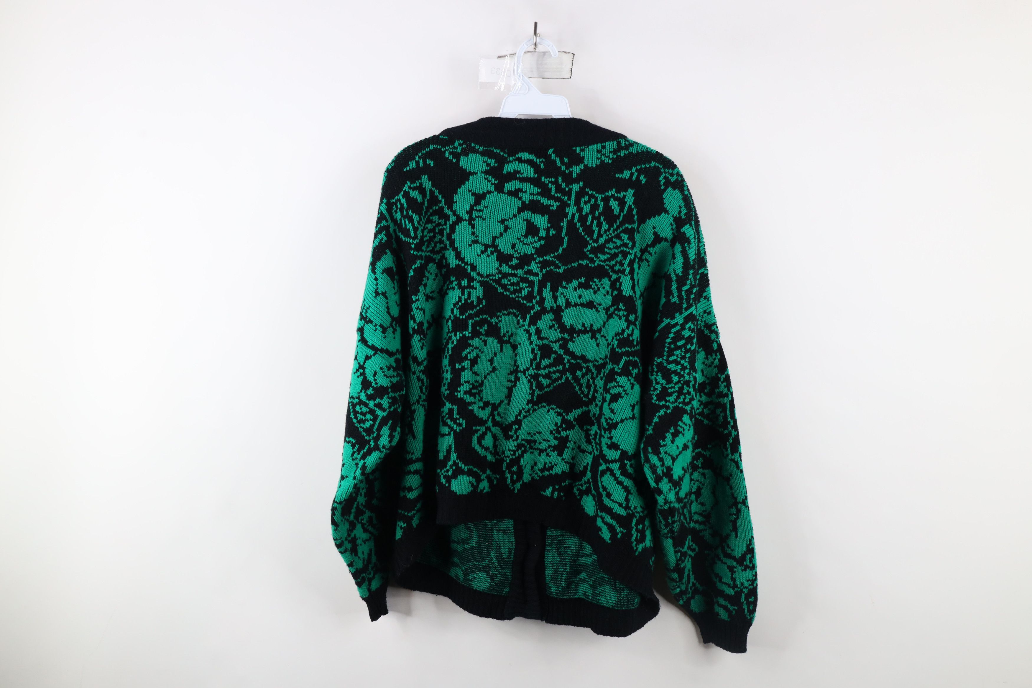 Vintage Vintage 90s Streetwear Big Button Flower Cardigan Sweater Size S / US 4 / IT 40 - 7 Thumbnail