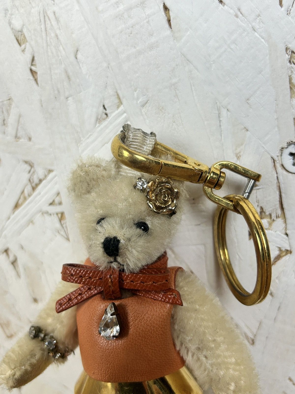 Prada Vintage Prada Metal Dress Teddy Bear Bag Charm Key Holder Size ONE SIZE - 2 Thumbnail