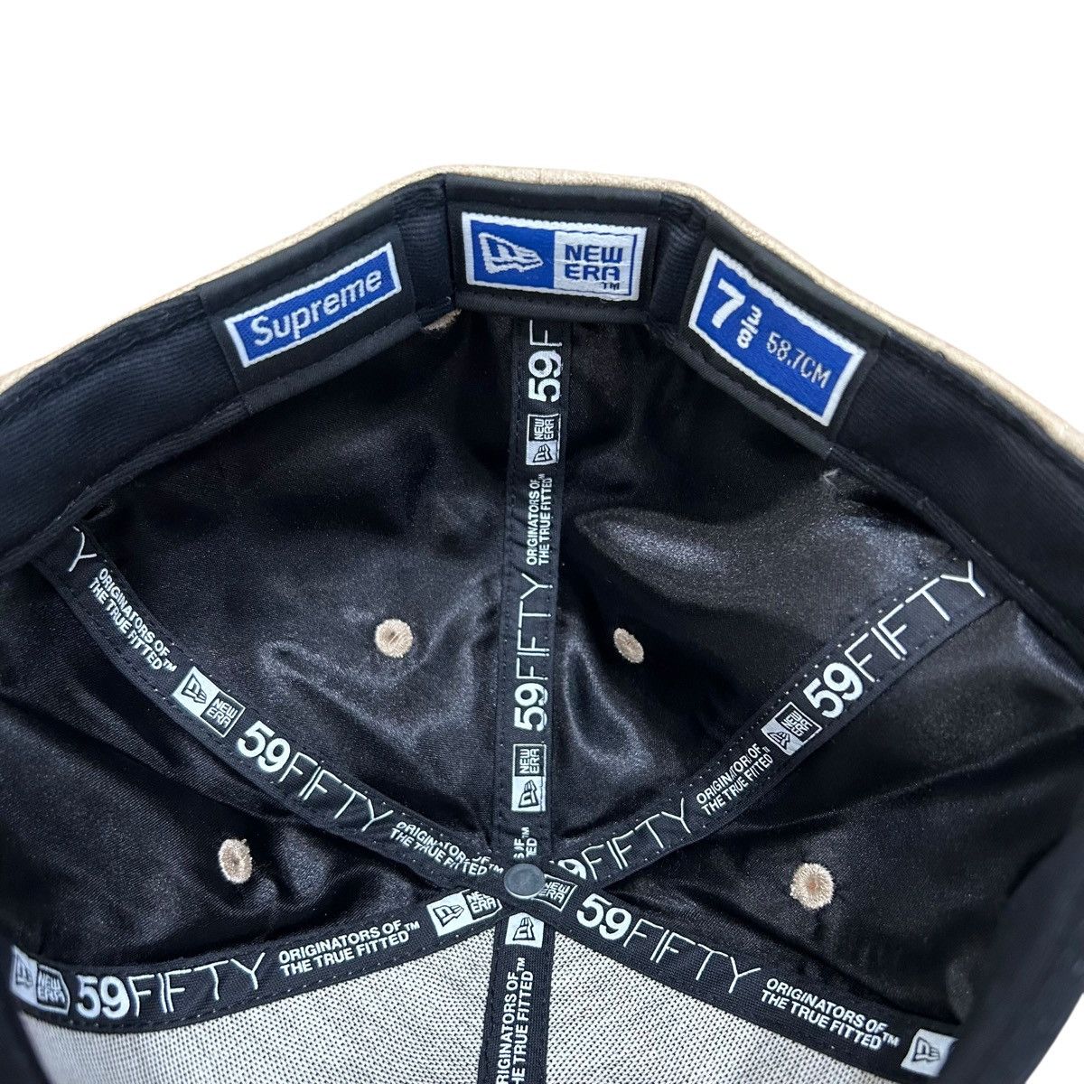 Supreme Supreme New Era NY Yankees Wool Hat 7 3/8 Size ONE SIZE - 4 Thumbnail