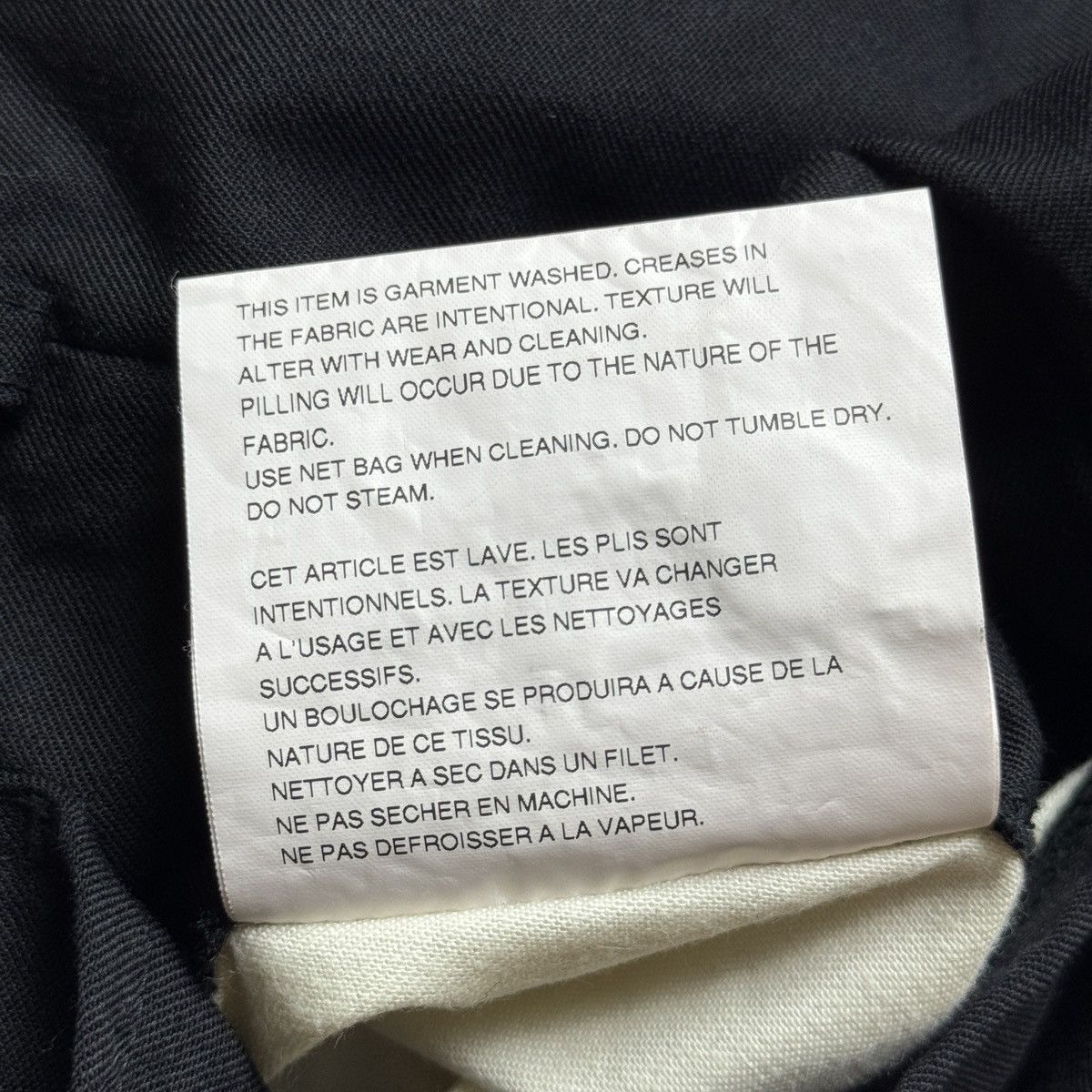 Comme des Garcons Black Comme des Garcons BLACK - AW/2015 Wool Trouser Pants Size US 30 / EU 46 - 14 Thumbnail