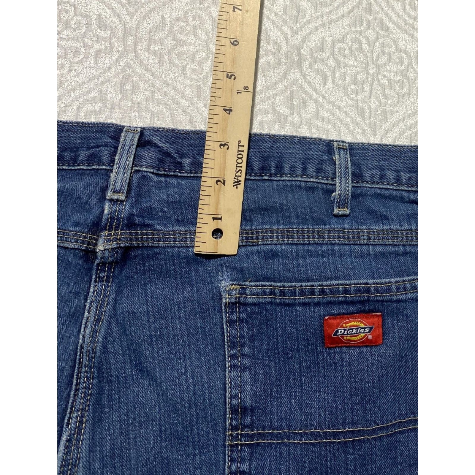 Dickies Dickies Carpenter Jeans Mens 38x28 Blue Relaxed Fit Workwear Hammer Loop Denim Jeans Mens Blue Dickies Carpenter Size US 38 / EU 54 - 4 Thumbnail