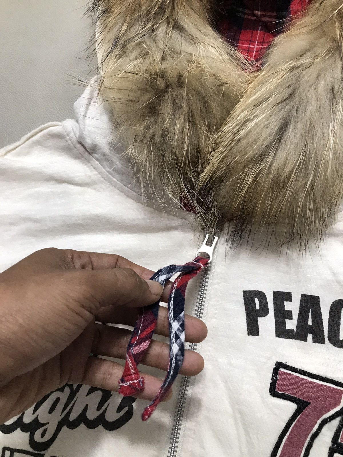 Hysteric Glamour Japanese Poem surf Fur Hoodie Peace and love Size US M / EU 48-50 / 2 - 6 Thumbnail