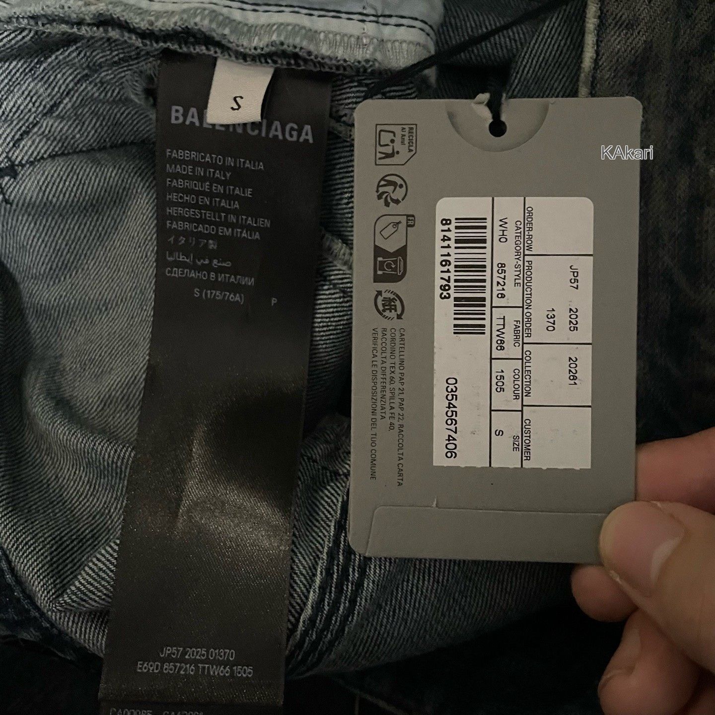 Balenciaga Balenciaga 26 Distressed Embroidery Denim Pants Size US 26 / EU 42 - 5 Thumbnail