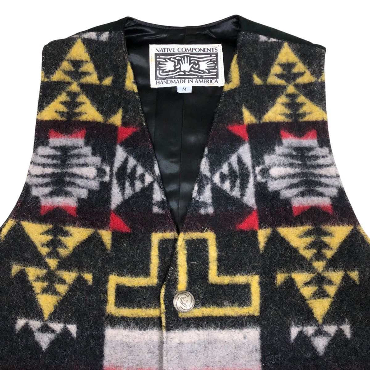 Handmade × Native Vintage 90s Native Components Wool Sleeveless Vest Size US M / EU 48-50 / 2 - 3 Thumbnail