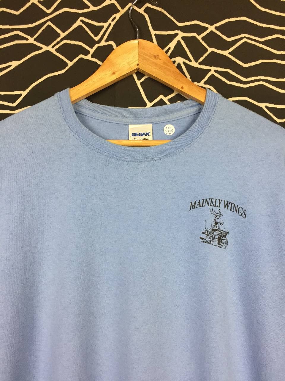 Gildan × Vintage Vtg Mainely Wings GWRRA Road Riders Longsleeve Tee Size US L / EU 52-54 / 3 - 6 Thumbnail