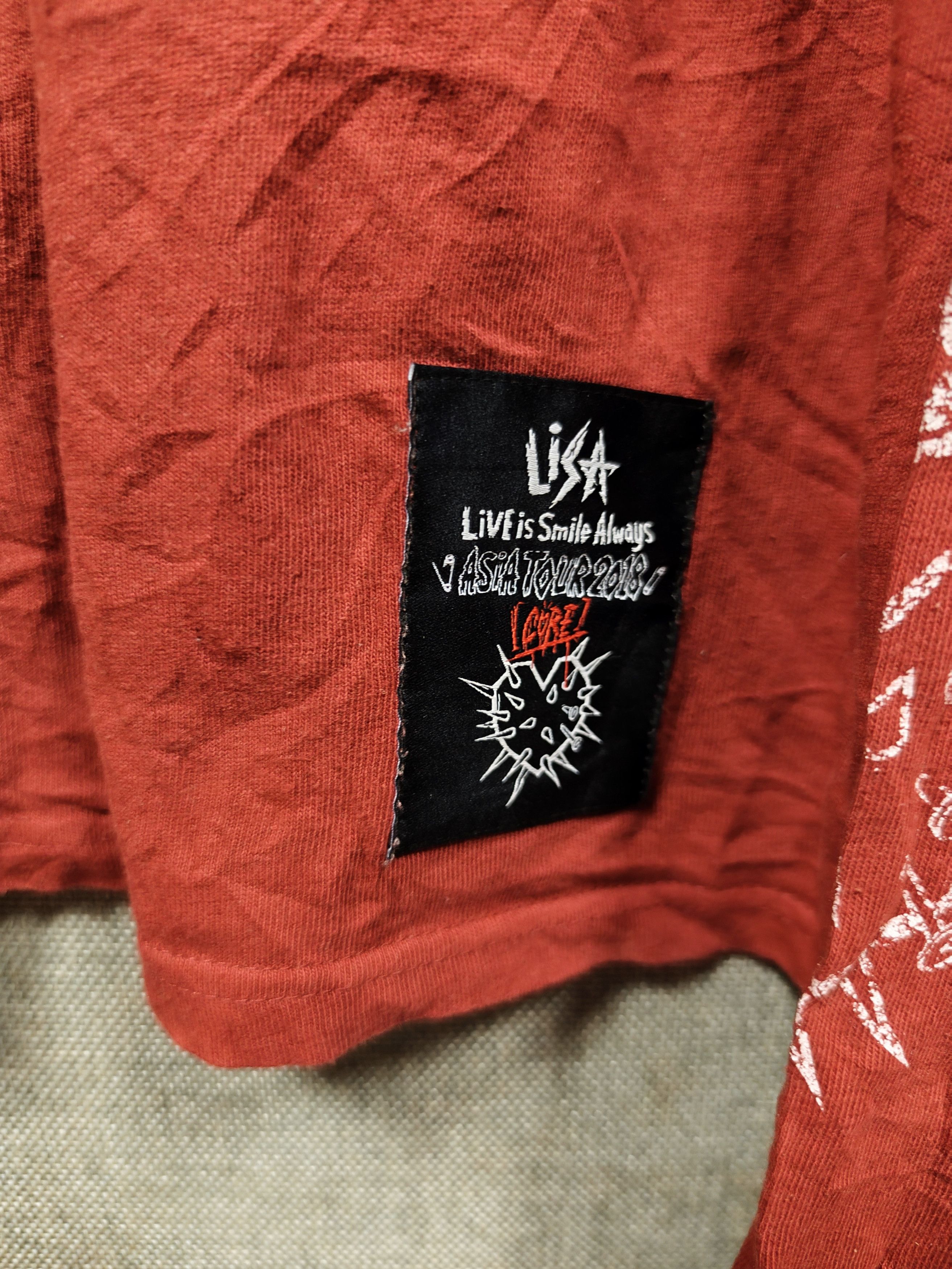 Band Tees T shirt long sleeve Lisa is smile always asia tour 2018 Size US XL / EU 56 / 4 - 3 Thumbnail